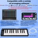 thumbnail image 3 of Mini teclado MIDI inalámbrico M-VAVE de 25 teclas con batería, 3 of 8