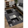 thumbnail image 2 of Rug Branch Contemporary Geometric  Grey Black Indoor Area Rug - 8x10, 2 of 8