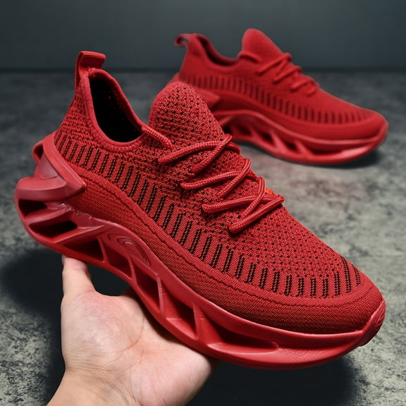 [Lightweight Running Shoes] 2024 New Woven Blade Sneakers for Men and Women, Trendy Versatile Casual Mesh Lightweight Soft-Sole Running Shoes, Breathable Couple Shoes for Autumn
