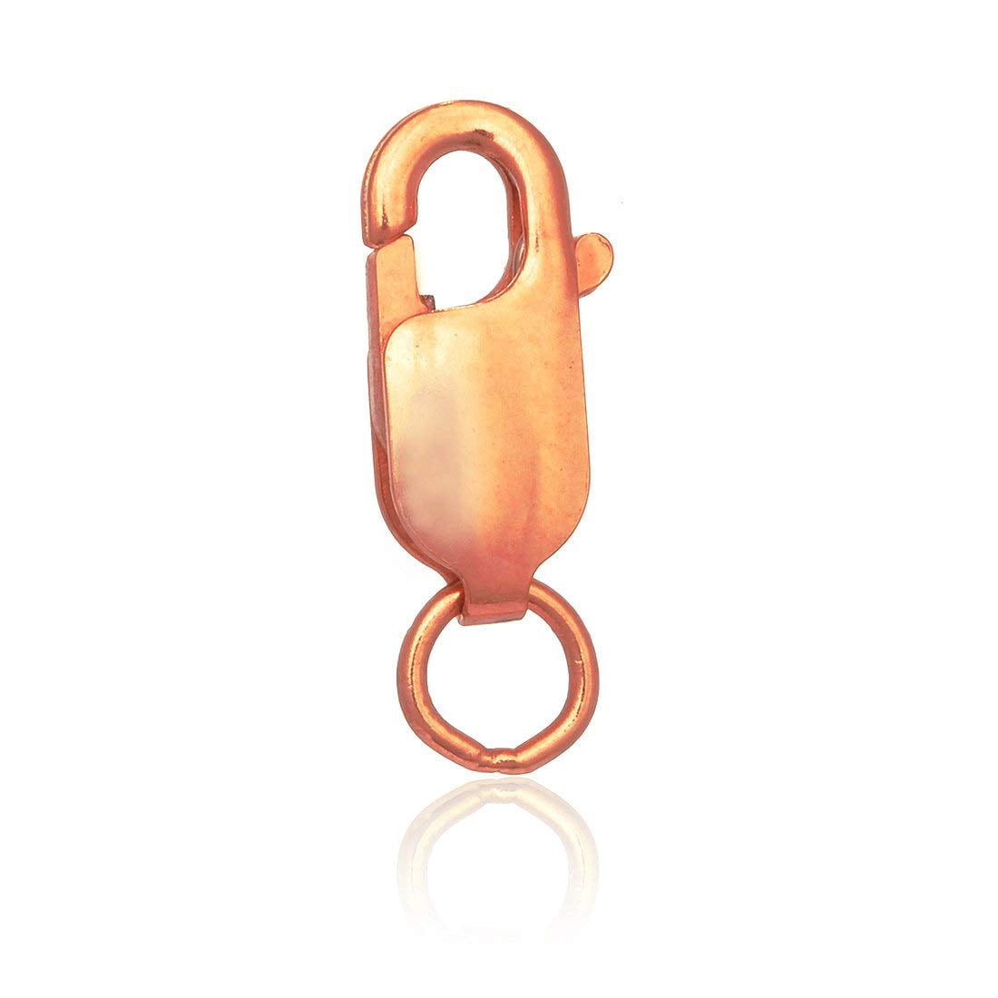 JewelStop 14k Rose Gold Lobster Claw Clasp Lock - 10 mm