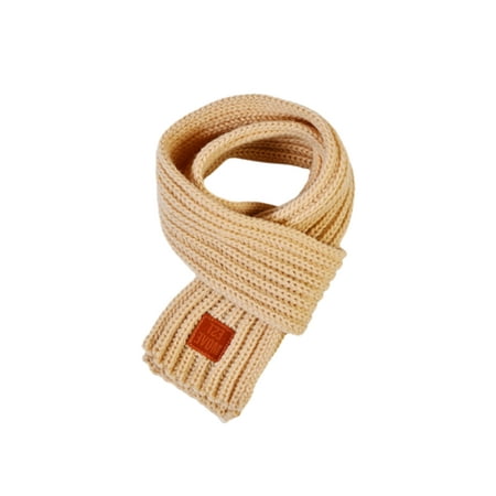 

Youweixiong Winter Lovely Boys Girls Bib Keep Warm Knitted Solid Color Comfortable Breathable Scarf Warm Children s Accessories