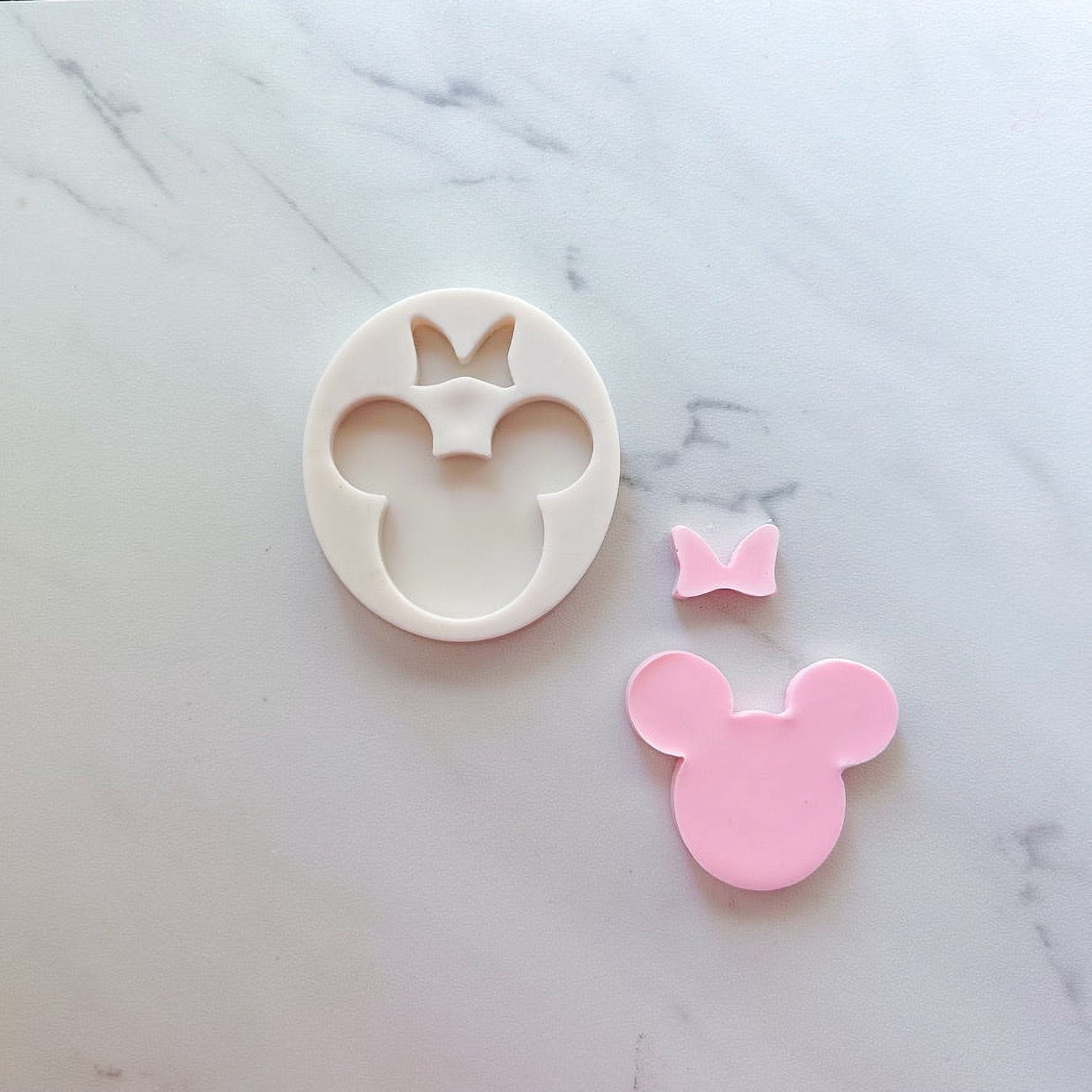 MICKEY SILHOUETTE WITH BOW BAKING MOLD FOR CUPCAKES, CAKEPOPS, CHOCOLATE STRAWBERRIES, PRETZELS & RICE KRISPIES