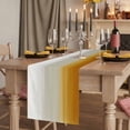 thumbnail image 2 of Table Runners 70 Inches Long Dress Scarves, Burnt Orange Beige Ombre Farmhouse Coffee/Dining/Kitchen Table Decor, Holiday Table Runner, Modern Abstract Art Texture 13x70 Inch, 2 of 9