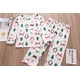 thumbnail image 3 of Conjunto de pijamas para niños y niñas 2021, Papá Noel, pingüino, árbol de Navidad, ropa de dormir para niños, 2 piezas, tops + pantalones, ropa de bebé, pijamas, 3 of 5