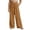 Brown, variant on Ticikt Girls Solid Wide Leg Pants, Drawstring Elastic Waist Casual Loose Fit Long Trousers with Side Pockets for Kids,Brown