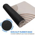 thumbnail image 6 of Long Mouse Pads for Desk,Brown Boho Geometric and Plant Pattern Desk Mats on Top Of Desks, Desk Mouse Pad Extra Large with 3mm Non-Slip Base and Stitched Edge for Gaming,Office,Work,Home 35.4"x15.7", 6 of 6