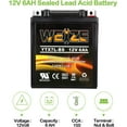 thumbnail image 4 of YTX7L-BS 100CCA High Performance Maintenance Free Sealed AGM Motorcycle ATV Battery, 4 of 5