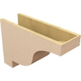 thumbnail image 5 of 8"W x 24"D x 16"H Classic Newport Rough Cedar Woodgrain TimberThane Corbel, Primed Tan, 5 of 6
