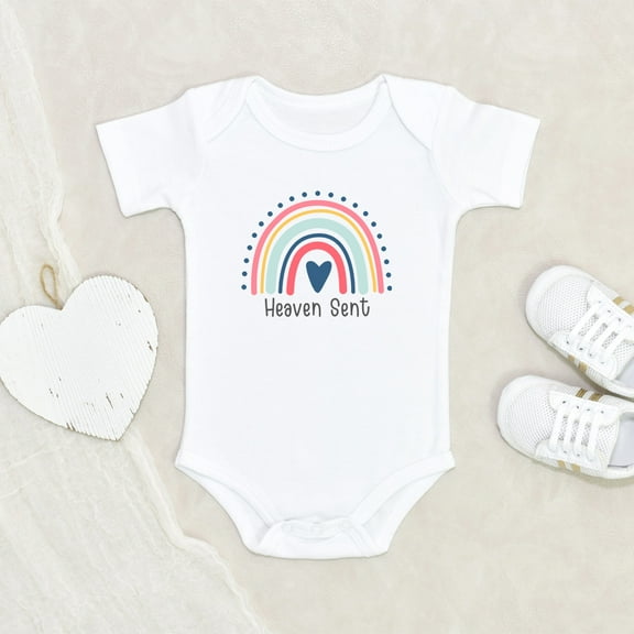 Newbabywishes - Cute Quotes Rainbows Baby Clothes for Boys and Girls - Newborn Baby Clothes