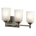 thumbnail image 7 of 3 Light Vanity Light Approved for Damp Locations with Transitional Inspirations 8.25 inches Tall By 21 inches Wide-Black Finish Bailey Street Home, 7 of 7