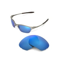Walleva Ice Blue Polarized Replacement Lenses for Oakley Half X Sunglasses