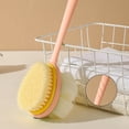 thumbnail image 4 of mfyjkho Cepillo De Ducha De Mango Largo Con Cerdas Suaves Para Una Exfoliación Suave Y Limpieza De Espalda|Diseño De Doble Cara Para Una Limpieza Fácil|Mango Ergonómico Para Zonas De Difícil Acceso, 4 of 7