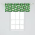 thumbnail image 2 of Ambesonne Cattle Window Valance, Graphic Sitting Cows, 54" X 18", Multicolor, 2 of 3