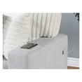 thumbnail image 3 of Global Furniture USA Transitional Reversible Pull Out Sofa Bed, Light Grey,White, 3 of 4