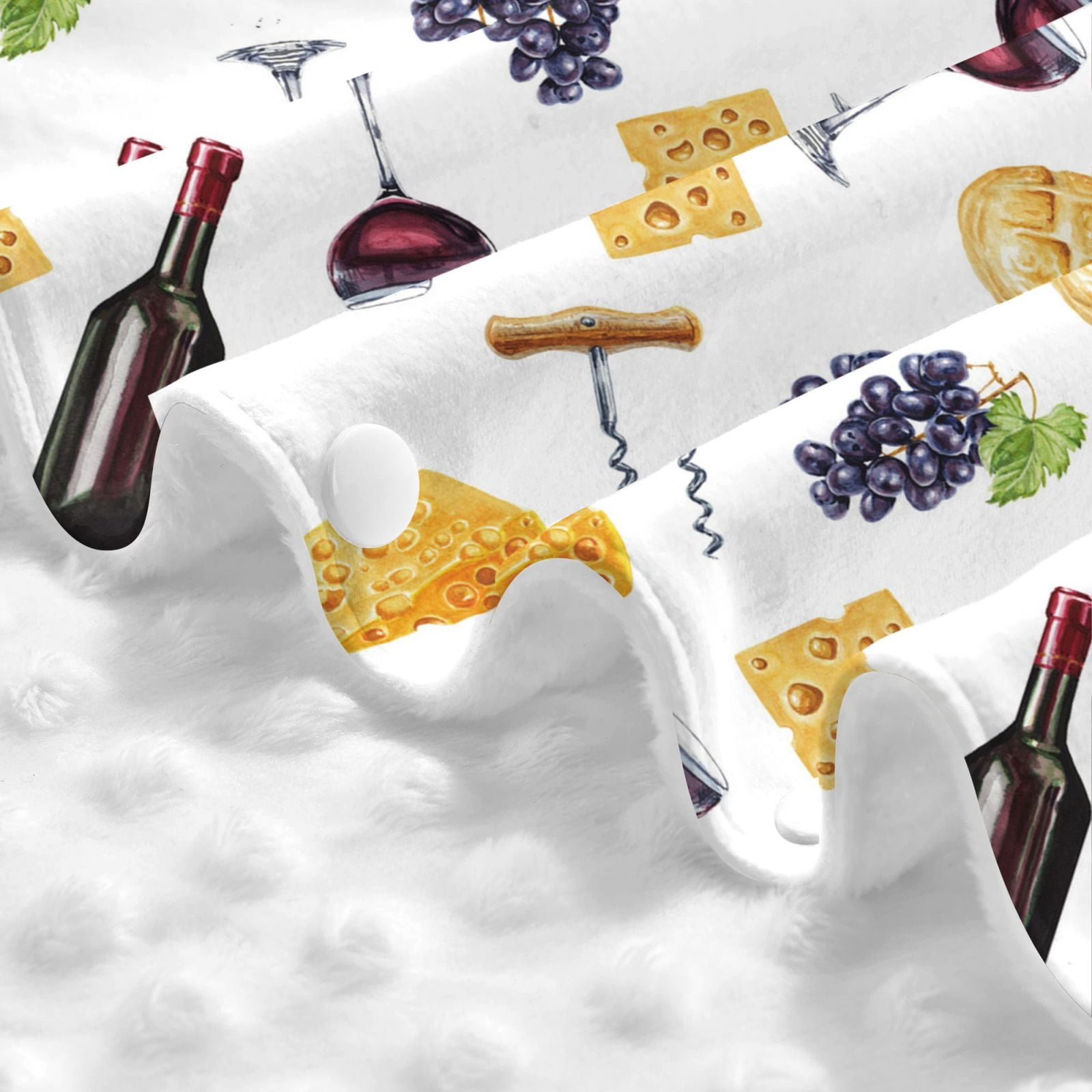 Car Seat Cover Baby - Wine Cheese grape Print Breathable Infant Car Seat Cover for Baby Carseat, Lightweight Comfort Baby Essentials Must Haves Newborn Stuff for Girl Boy