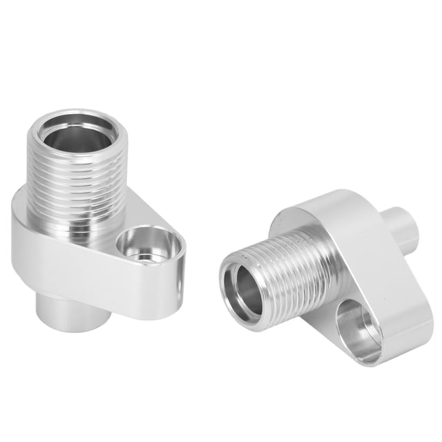 451-1105, Aluminum LS AC Compressor Adapter Fittings Professional 8AN 10AN High Strength Rugged for Upgrade