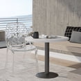 thumbnail image 4 of LeisureMod Plastic Dining Chair with Unique Cut-Out Design Stackable and Lightweight Accent Chair for Modern Home, Kitchen, Living Room Cornelia Collection, 4 of 9