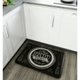 thumbnail image 3 of Home Sweet Home Anti Fatigue Kitchen Floor Mat - Non Slip Foam Comfort Standing Mat with Stain & Water Resistant Surface (Black Bon Appetit, 24" W x 36" L), 3 of 8