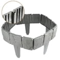 thumbnail image 5 of 500+ Saves! Imitation Stone Garden Border Edging, Flexible Splicing Garden Fence, Decorative Landscape Edging for Lawn Flower Beds Pathways, 5 of 6