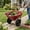 Red, variant on Barara King 2-Wheel Heavy Duty Garden Dolly Utility Cart Wheelbarrow for Outdoor Yard Lawn Farming Landscaping Material Moving, Red