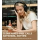 thumbnail image 4 of Edifier W800BT Pro Hybrid Active Noise Cancelling Headphones - Hi-Res Audio - AI Call Noise Cancellation - 45H Playtime - Fast Charging - Foldable - Wireless Over-Ear Bluetooth 5.4 Headphones - Black, 4 of 5