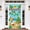 Tropical Christmas, variant on 18th Birthday Decorations for Girls Boys, Back in 2008 Black Gold Retro Door Banner, Happy 18th Birthday Door Cover Backdrop Party Supplies