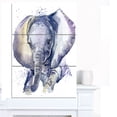 thumbnail image 1 of Baby Elephant Blue Watercolor, 1 of 1