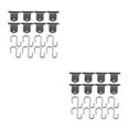 thumbnail image 2 of Transemion 8 Pcs Crochet Léger pour Fête RV Ajoutez une Touche Festive aux Événements Extérieurs avec 2 Ensembles Pratiques, 2 of 6