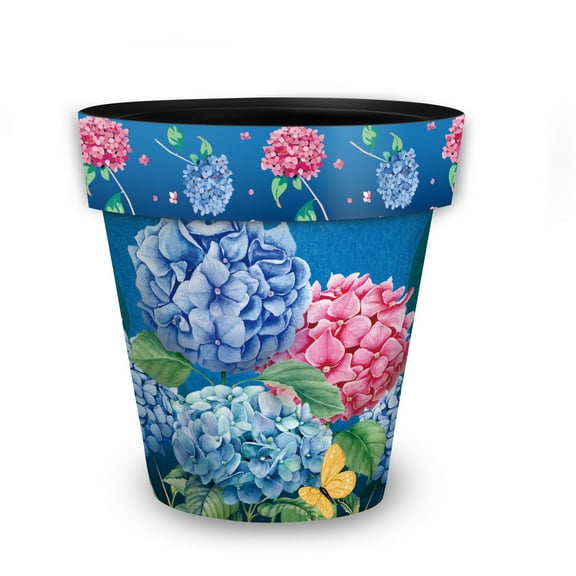 Briarwood Lane Colorful Hydrangeas Medium Planter