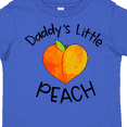 thumbnail image 4 of Inktastic Daddy's Little Peach Cute Peach Heart Boys or Girls Toddler T-Shirt, 4 of 5