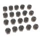 thumbnail image 2 of 20pcs Tuerca de Rueda Perno de Neumático Cubierta Antipolvo Coverslip 19mm Accesorios, 2 of 6
