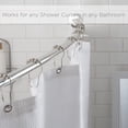 thumbnail image 2 of Bath Bliss 5888-CHR Suction Cup Mount Curved Shower Rod, Chrome, 2 of 3