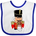 thumbnail image 3 of Inktastic Christmas Nutcracker in Red Boys or Girls Baby Bib, 3 of 4
