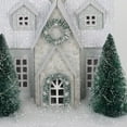 thumbnail image 2 of FRAÎCHE Holiday LED Paper House Décor, 8-in, 2 of 7