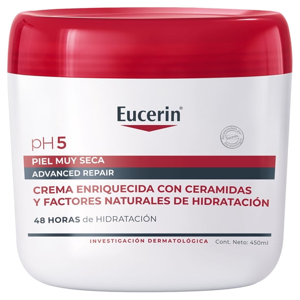 EUCERIN PH5 Advanced Repair Crema Corporal para Piel Muy Seca 450ml Enriquecida con Ceramidas y Factores Naturales de Hidratación