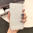 thumbnail image 5 of Funda protectora para teléfono, delgada, transparente, suave, TPU, Flexible, protección de cuerpo completo, a prueba de golpes, cubierta de tarjeta de teléfono a prueba de polvo, 5 of 5