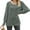 1# ARMYGREEN, variant on Women Blouses Fall Casual Long Sleeve Loose Fit Knit Tunic Tops Round Neck Comfy Trendy Khaki Soild Color Tshirts for Women Size L