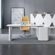 thumbnail image 2 of Modern Keyboard Office Desks Luxury Writing Bureau Multifunctiona Office Desks Meeting Living Room Scrivania Home Decorations My Lux Decor Round, 2 of 24