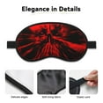 thumbnail image 3 of Salouo The Red Head Skull Print Sleep Mask Eye Cover, 1-Pack Eye Masks Washable Sleeping Eyeshade Block Sleep Shade Cover Light Reduces Puffy Eyes Traveling Gifts, 3 of 7