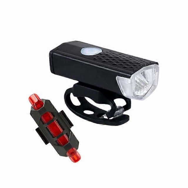 USB Rechargeable Bike Light T6 LED MTB Bicycle Front Back Rear Taillight Cycling