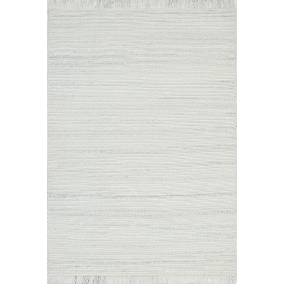 Dynamic Rugs Izzy Snow 8X10 Solid Handmade Area Rug