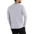 thumbnail image 2 of X RAY JEANS Mens Long Sleeve V-Neck T-Shirt, Cloud Grey, L, 2 of 9