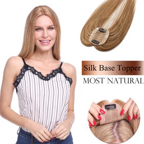 S Noilite Silk Base Human Hair Toppers For Women Clip In Top
