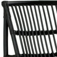 thumbnail image 3 of Safavieh Shenandoah Indoor/Outdoor Mid-Century Rattan Accent Chair, Black, 3 of 9