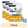 (3 pack) Vicks VapoCool Severe Medicated Sore Throat Drops, Menthol, Honey Lemon, 45ct