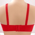 thumbnail image 4 of Cethrio Womens Push Up Bras 2025 Wirefree Bras Full Figure Bras Plus Size Lingerie, Red 40C, 4 of 7