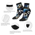 thumbnail image 6 of Bingfone Football Design Patterned Men'S Women'S Casual Cotton Socks, 6 of 9