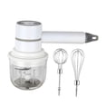 thumbnail image 1 of Licuadora de mango Mezclador de ajo inalámbrico de mano, batidor de huevos con USB, 2 agitadores , licuadora de , batidora de crema, Magideal Licuadora de mango, 1 of 6