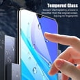thumbnail image 2 of Protector de pantalla de vidrio templado para Xiaomi Redmi Note 11, 12 Pro Plus, 5G, 9S, 10S, 11S, 10, 9, 8 Pro, 10C, 9A, 8, 3 unidades, 2 of 3
