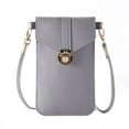thumbnail image 1 of CAROOTU Touchable Mobile Phone Bag Multifunctional PU Wallet Cross Body Handbag with Detachable Strap for, 1 of 7